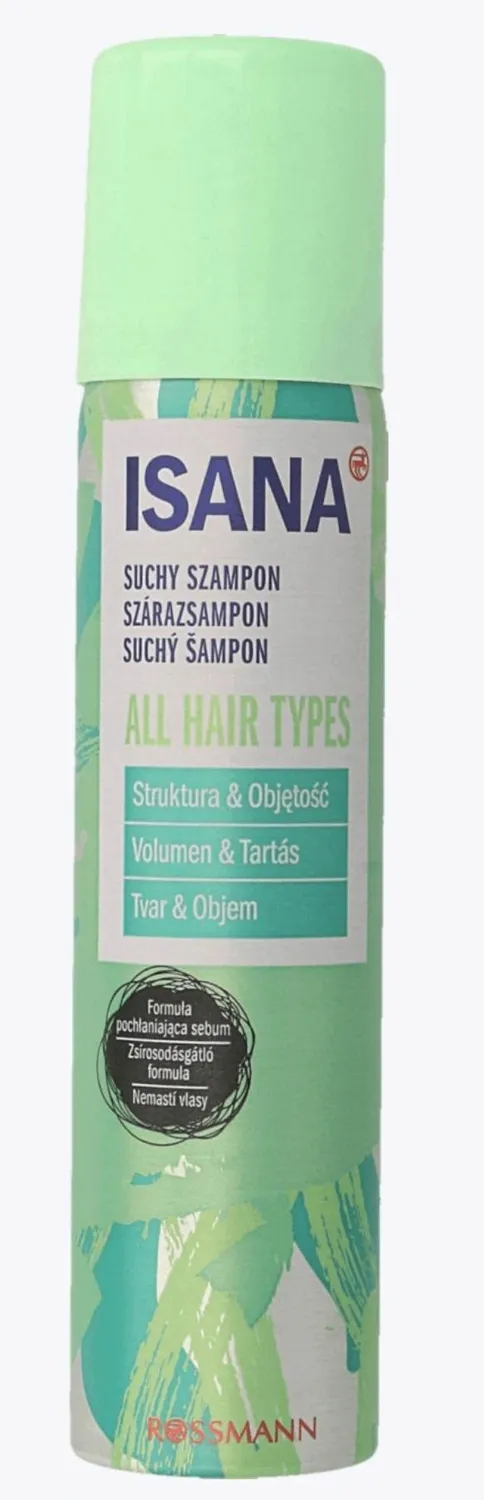 isana suchy szampon rodzaje