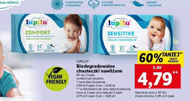 lidl chusteczki pampers sensitive