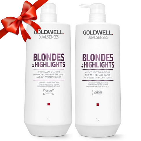 dualsenses blondes & highlights shampoo szampon niwelujący żółty odcień włosów