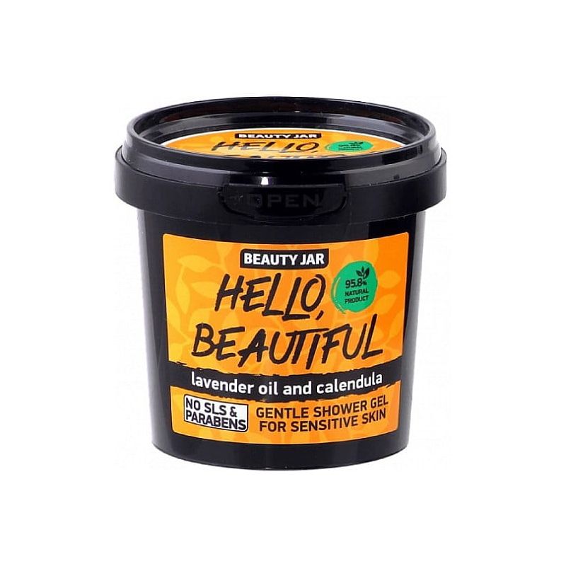 Beauty Jar „Hello Beatiful” - delikatny żel pod prysznic do skóry wrażliwej 250ml