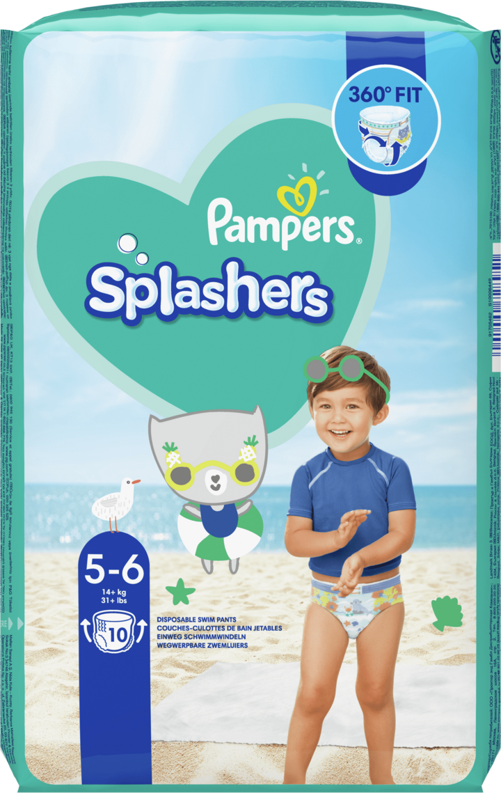 pampers pieluchy do plywania 5 6