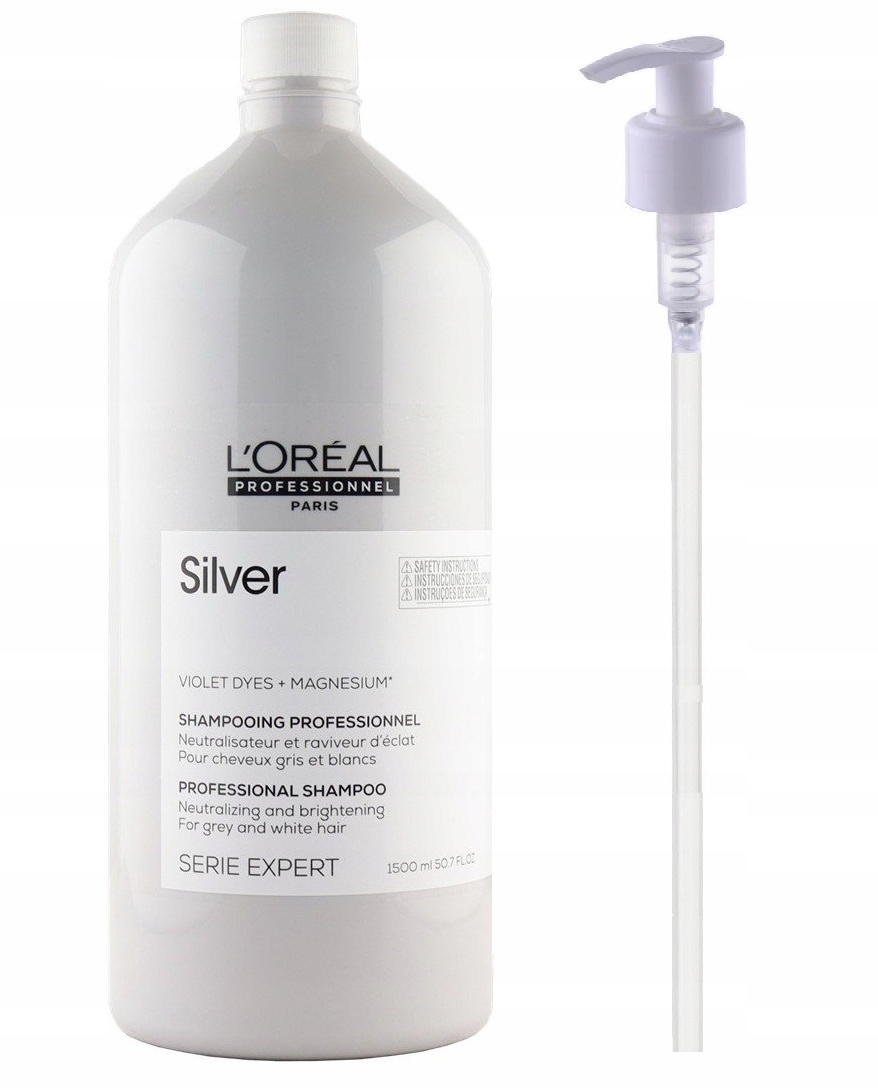 loreal silver szampon włosy siwe blond jasne