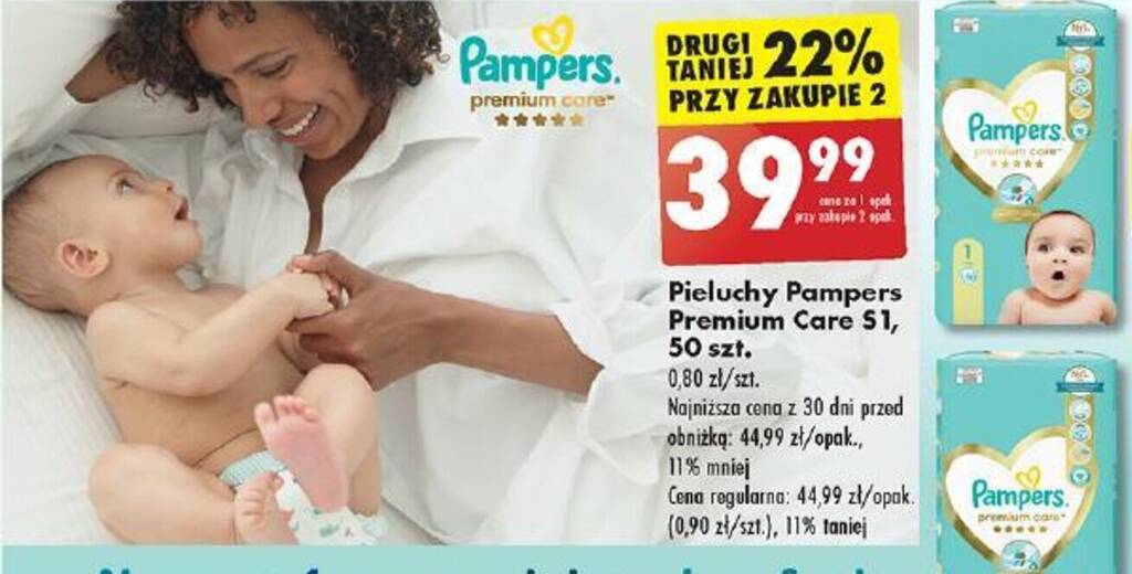 pampers premium care 1 biedronka