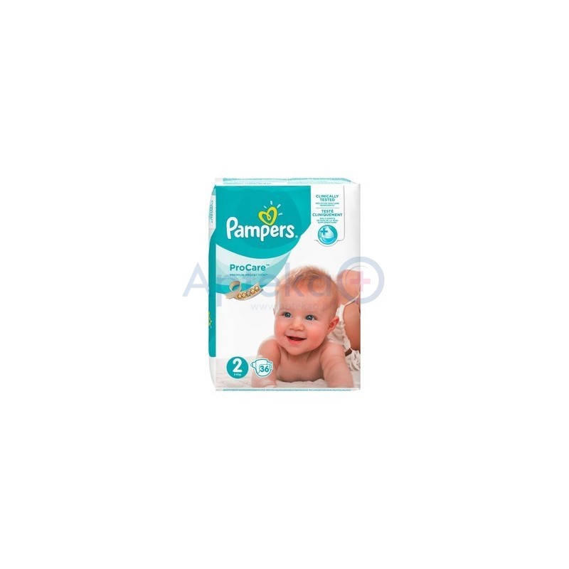 pampers procare pieluchy rozmiar 2 3-6kg 36 sztuk