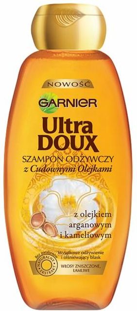odzywka i szampon ultra doux garnier z cudownymi olejkami