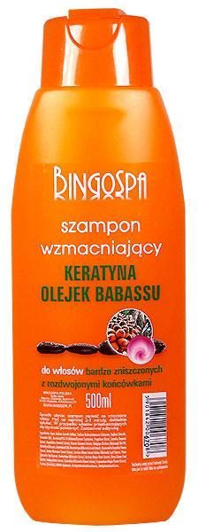 bingospa szampon wzmacniający keratyna olejek babassu