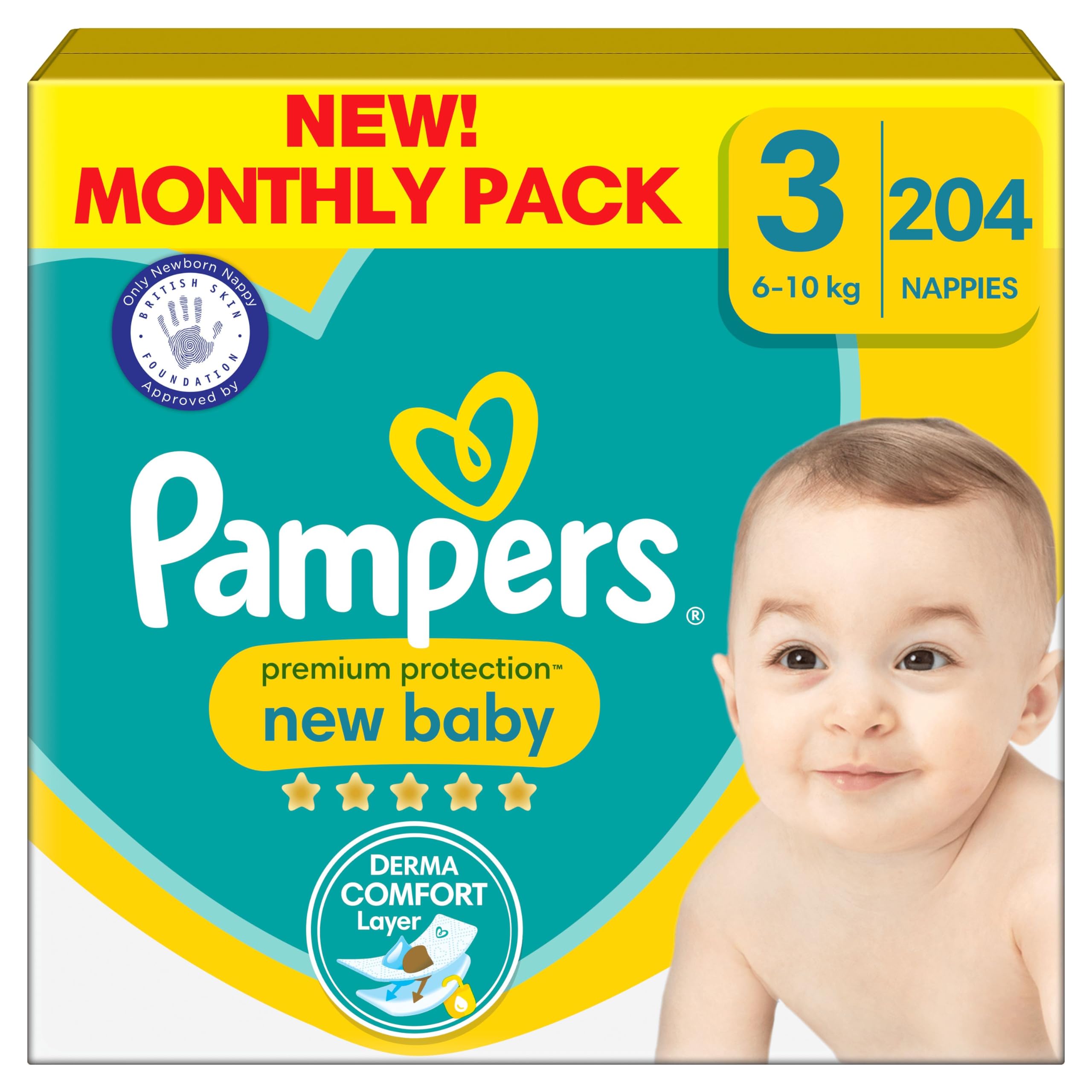 pampers 3 new baby