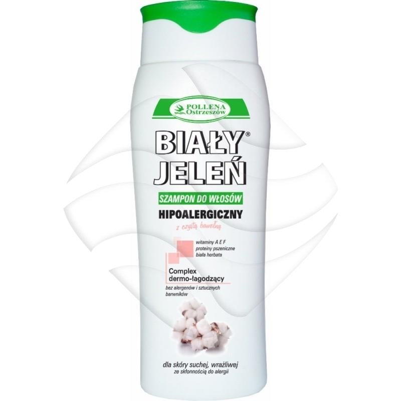 bialy jelen szampon dla skory suchej