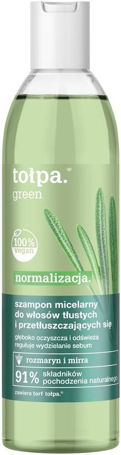 tołpa green normalizacja normalizujący szampon do włosów tłustych 300 ml