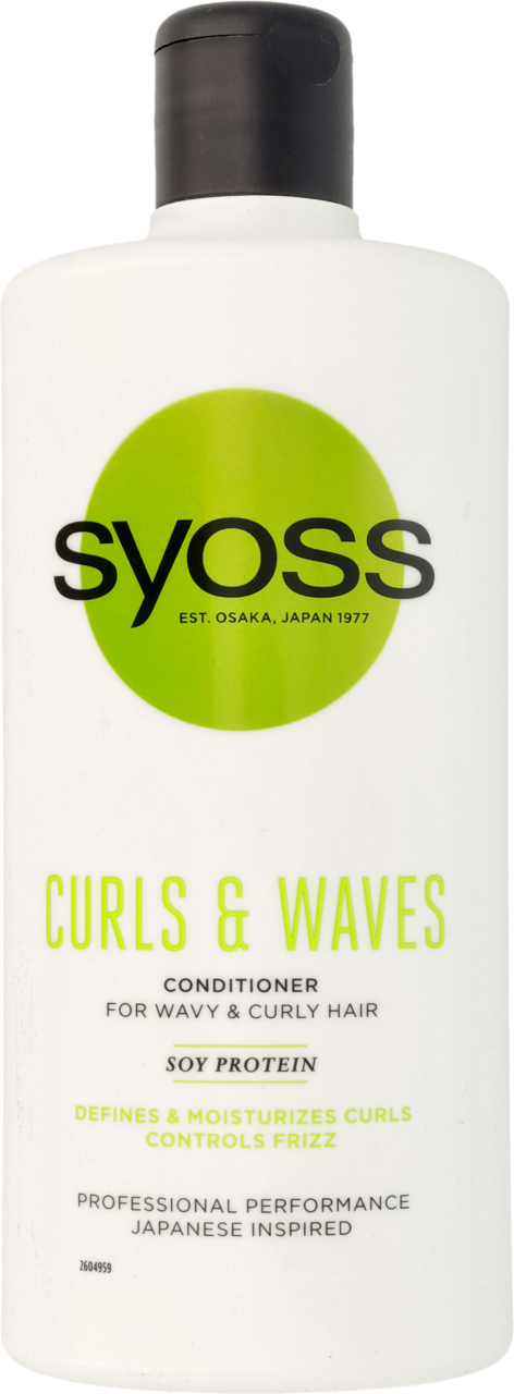 syoss curls & waves odżywka do włosów kręconych wygładzająca