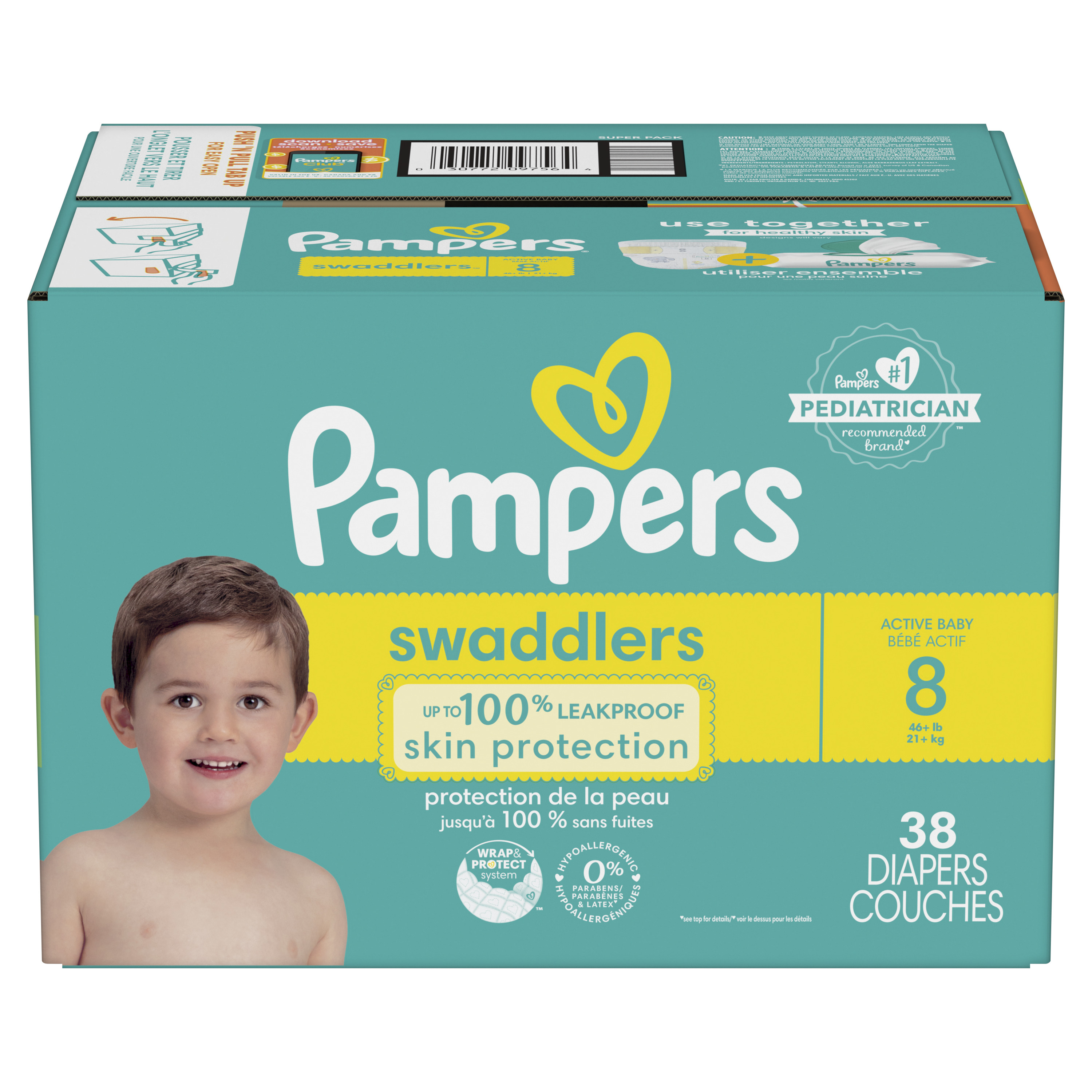 pampers size 8