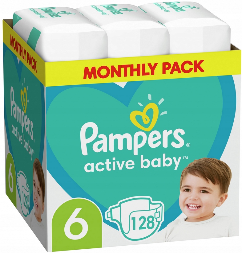 pampers avtive baby 4