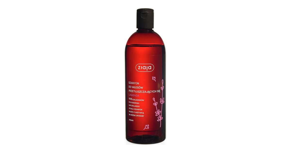 ziaja szampon do włosów przetłuszczających się lawendowy 500ml