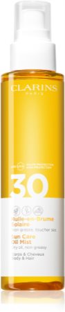 clarins olejek do włosów spf 30