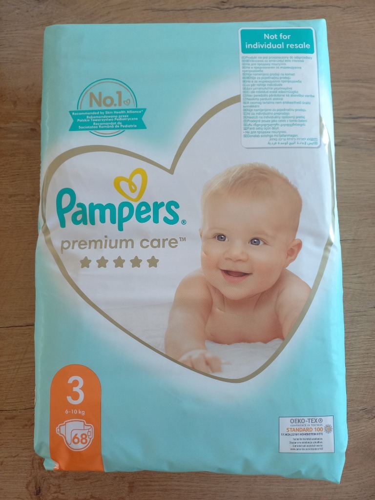 pampers rozm 3 68 sztuk