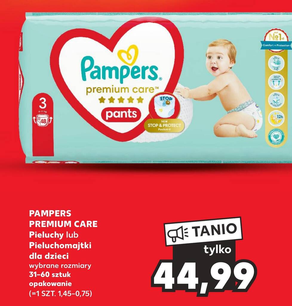 kaufland pampers premium care 1