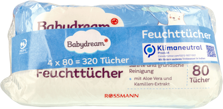 babydream calendula nawilżane chusteczki pielęgnacyjne