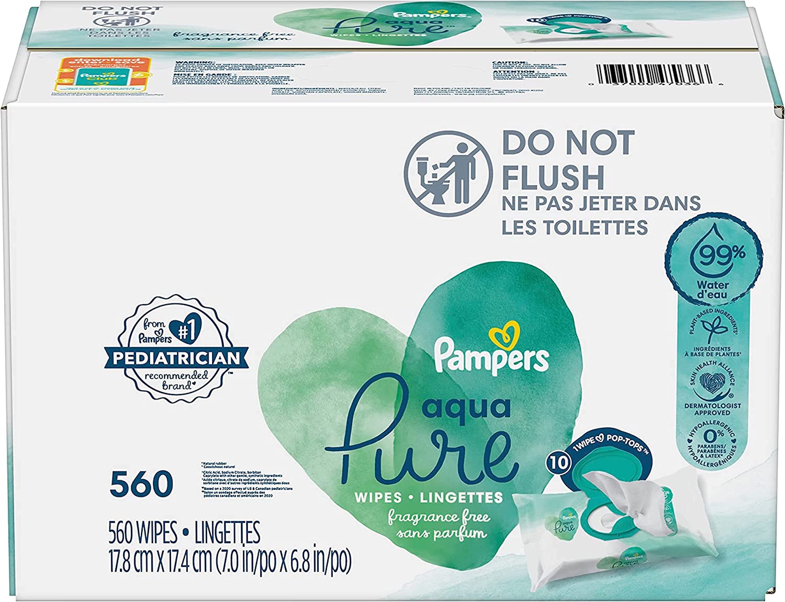 pampers aqua purr