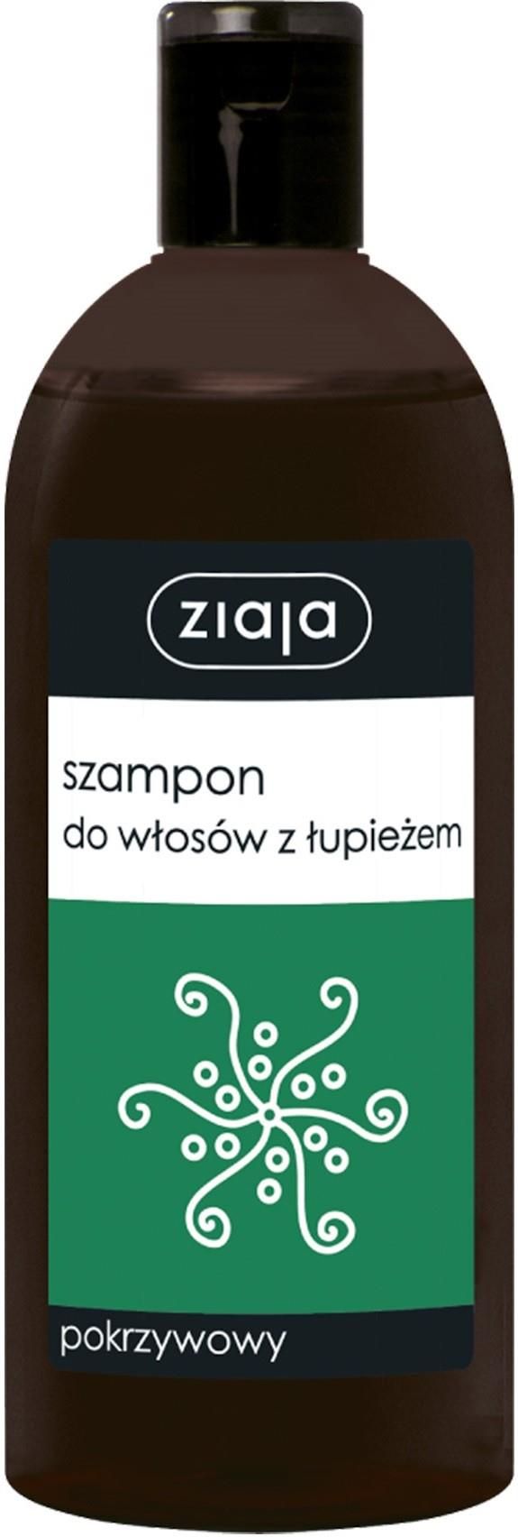 ziaja szampon pokrzywowy do włosów z łupieżem 500ml