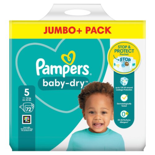 pampers jumbo pack 5 72 sztuki