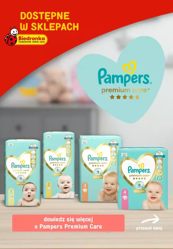 pampers premium care gazetka netto