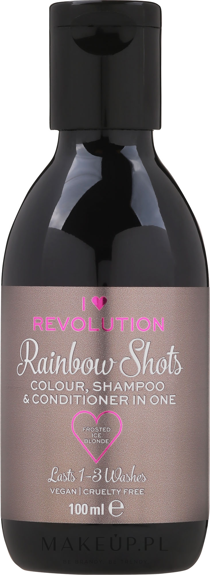 rainbow shots koloryzujący szampon z odżywką do włosów sweet peach
