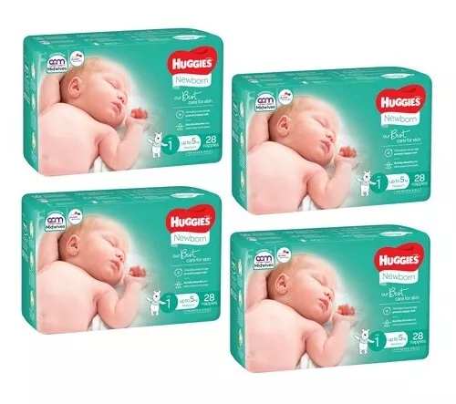 huggies newborn nappies size 0 ebay