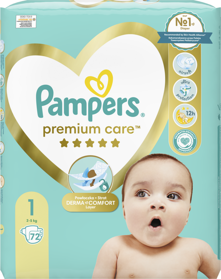 pampers premium care skłąd