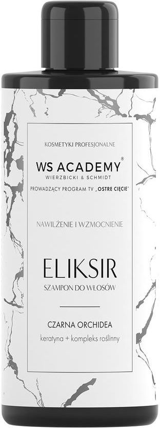 ws academy eliksir myjący czarna orchidea szampon nawilżająco-wzmacniający wizaż