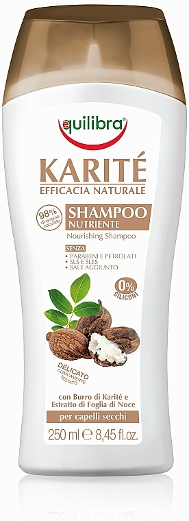 equilibra naturale szampon intensywnie nawilżający z masłem shea 250 ml