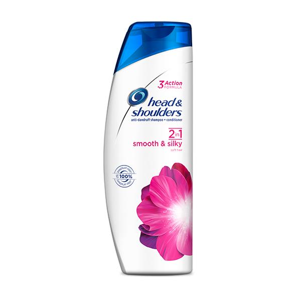 szampon heder shouldersz kwiatwm na opakowaniu