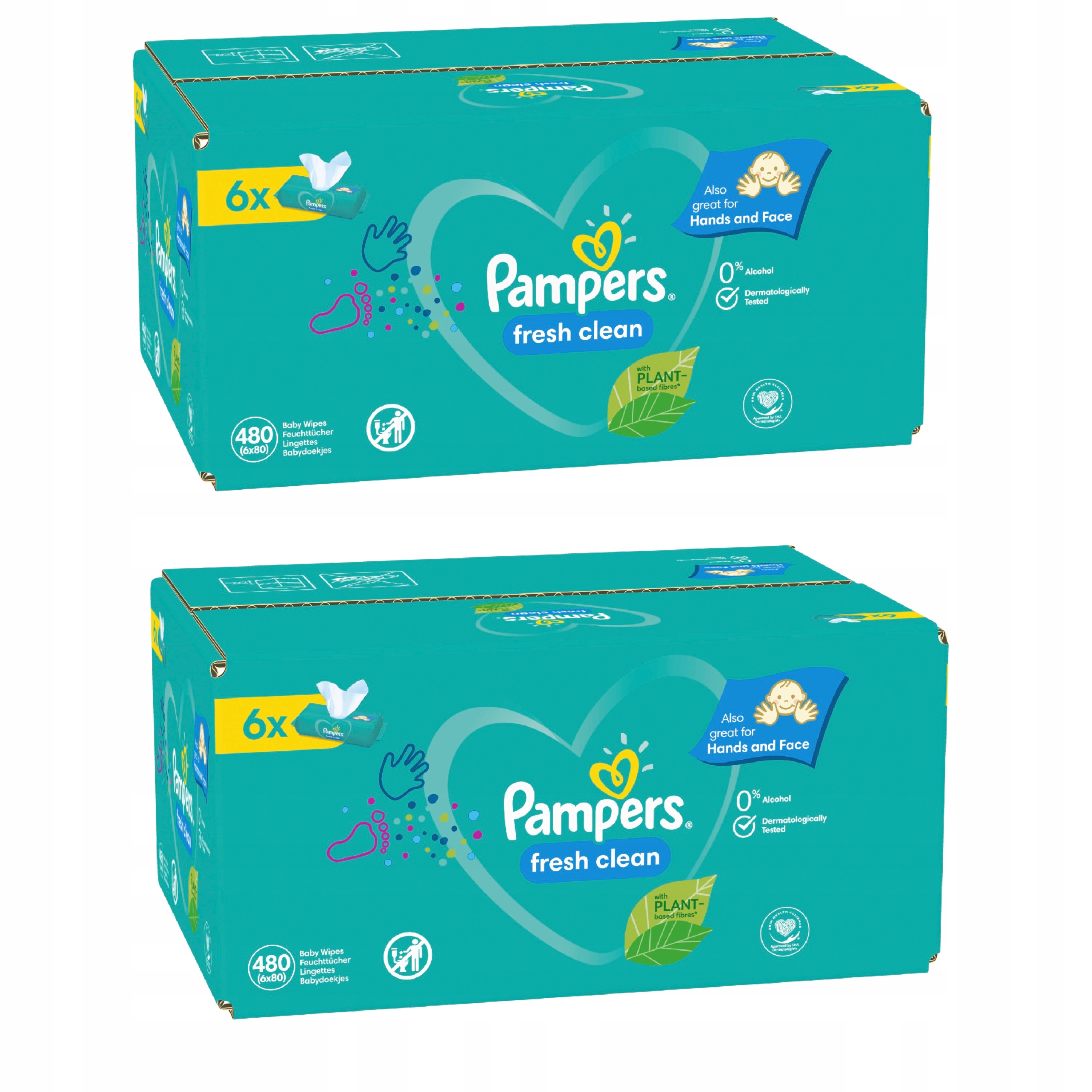 pampers chusteczki 6pak