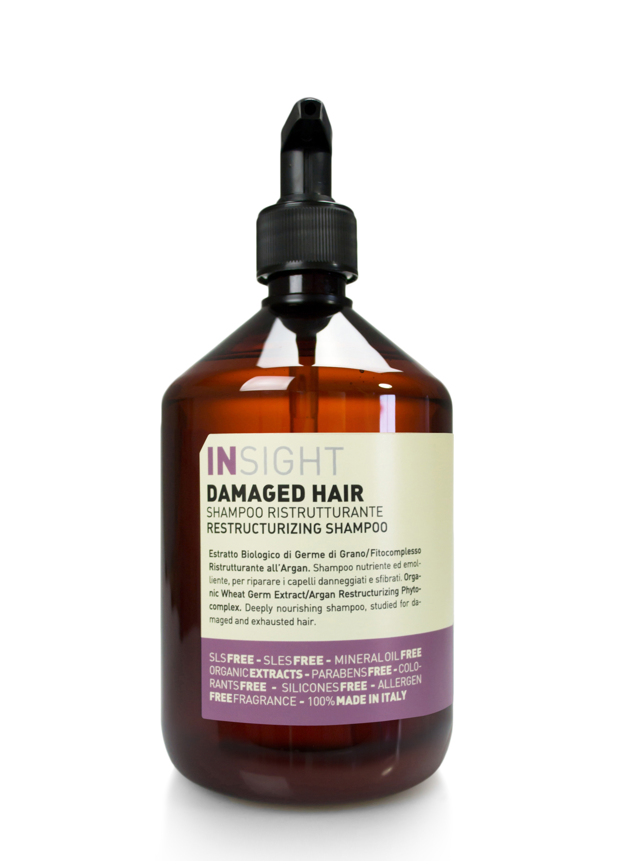 insight damaged hair szampon odbudowujący 900ml