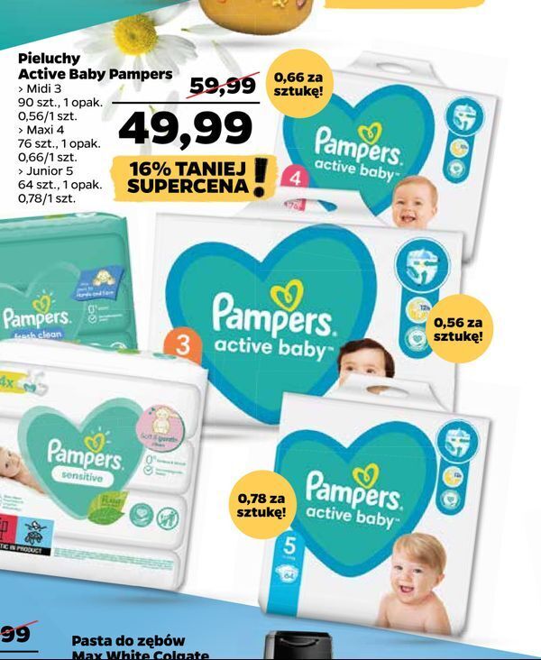 promocja pampers 49 99