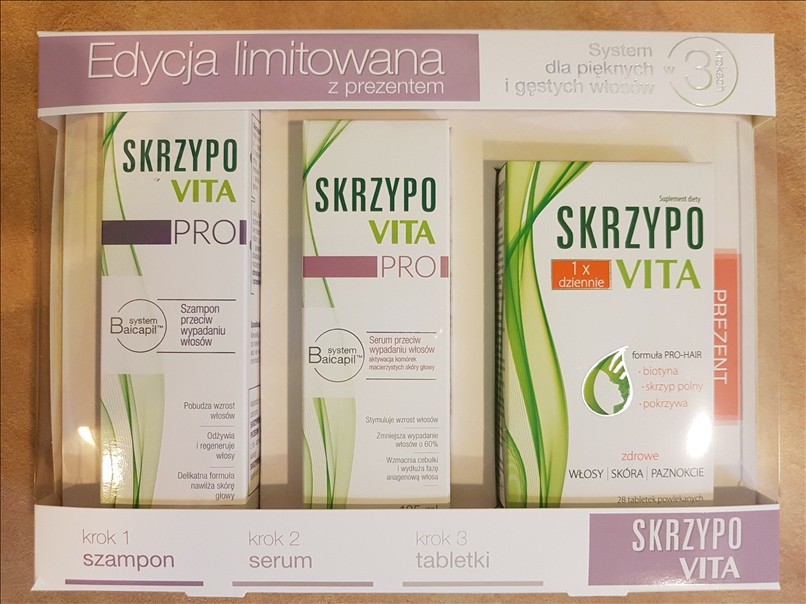 skrzypovita pro zestaw szampon serum tabletki