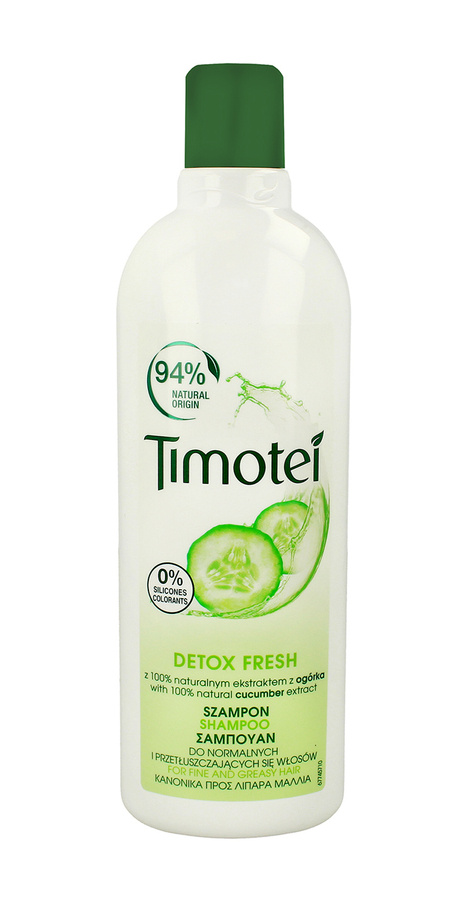 szampon timotei składniki w mililitrach