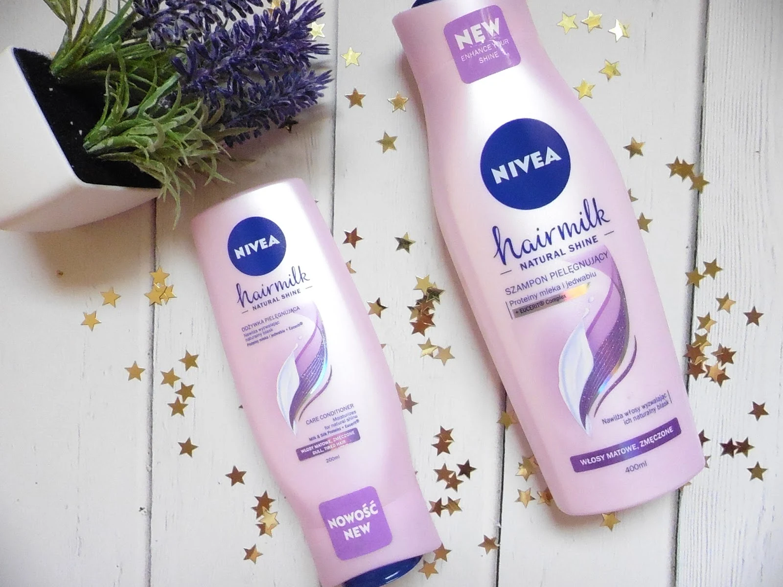 szampon nivea hairmilk natural shine