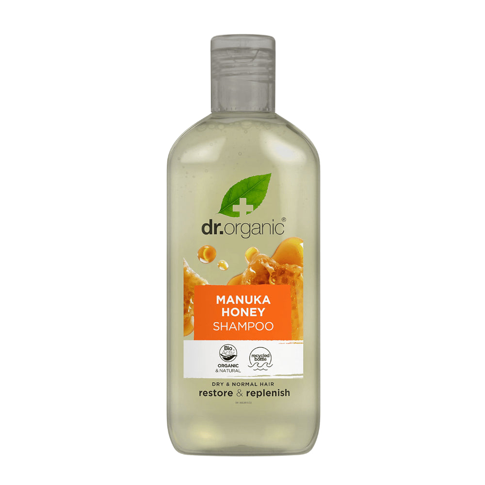 dr organic szampon do włosów miód manuka