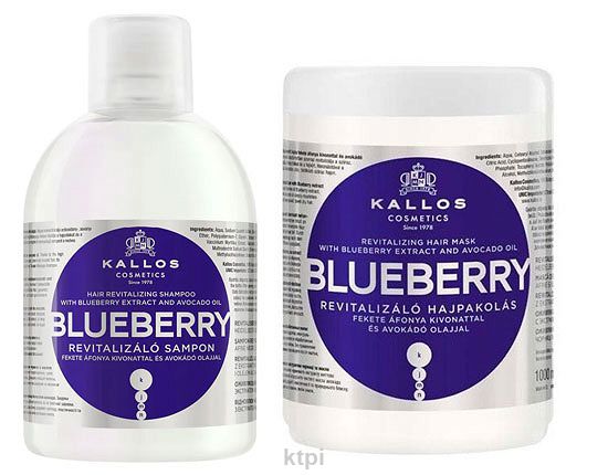 kallos blueberry rewitalizujący szampon do włosów 1000ml