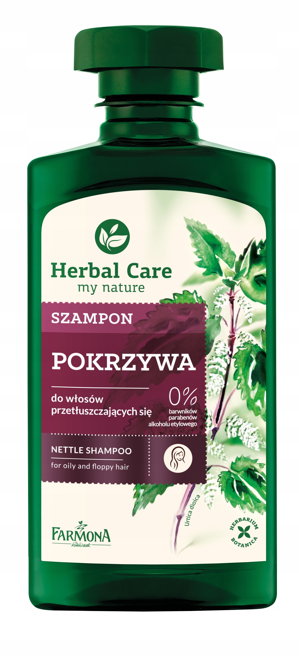 herbal care pokrzywa szampon