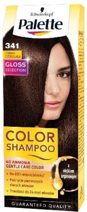 palette color shampoo szampon koloryzujący ciemna czekolada