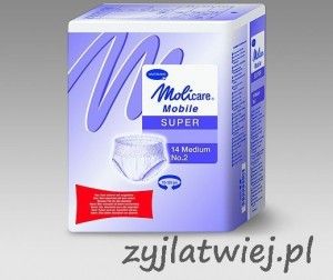 molicare mobile super medium pieluchomajtki x 14 szt