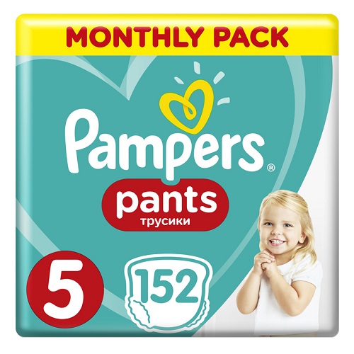pampers pants 5 monthly pack