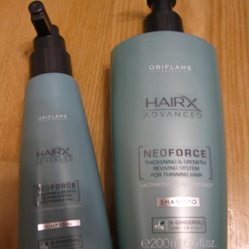 szampon stymulujący wzrost włosów oriflame hair x neoforce shampoo opinie