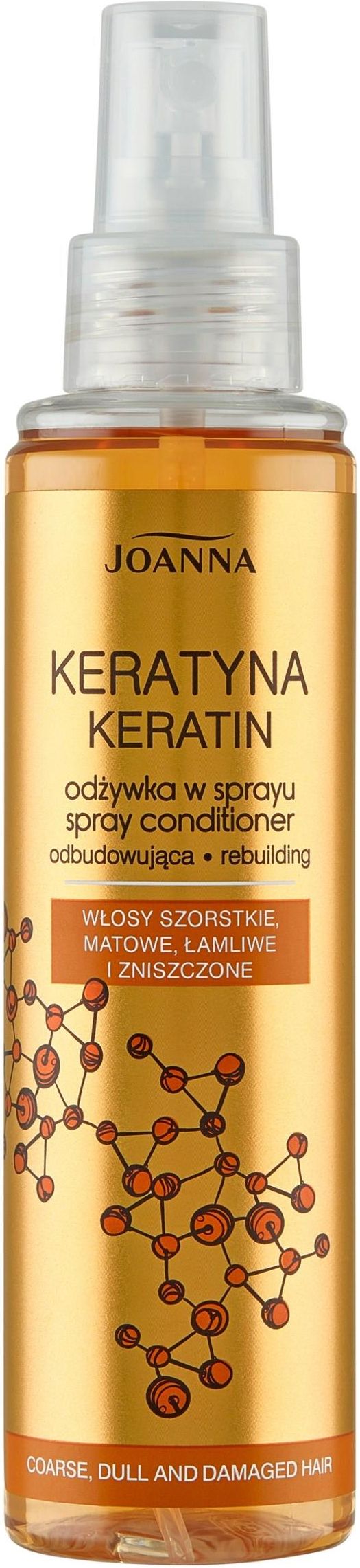 joanna keratyna odżywka do włosów w sprayu odbudowująca