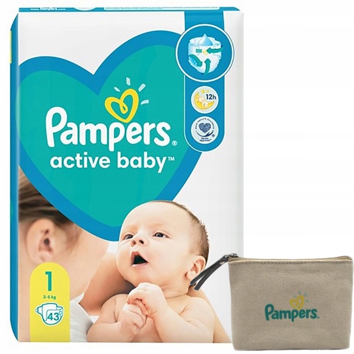 pampers rozmiar 1 43 pieluszki 2-5 kg