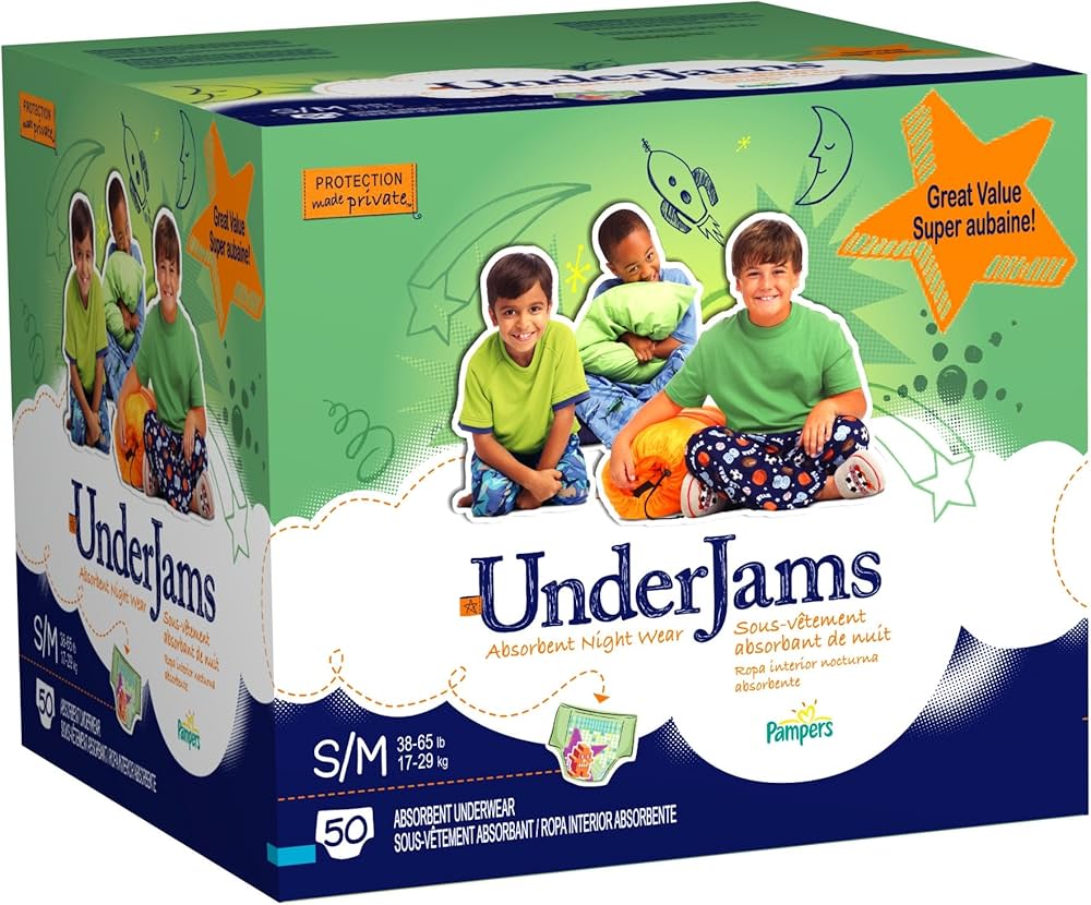 pampers underjams