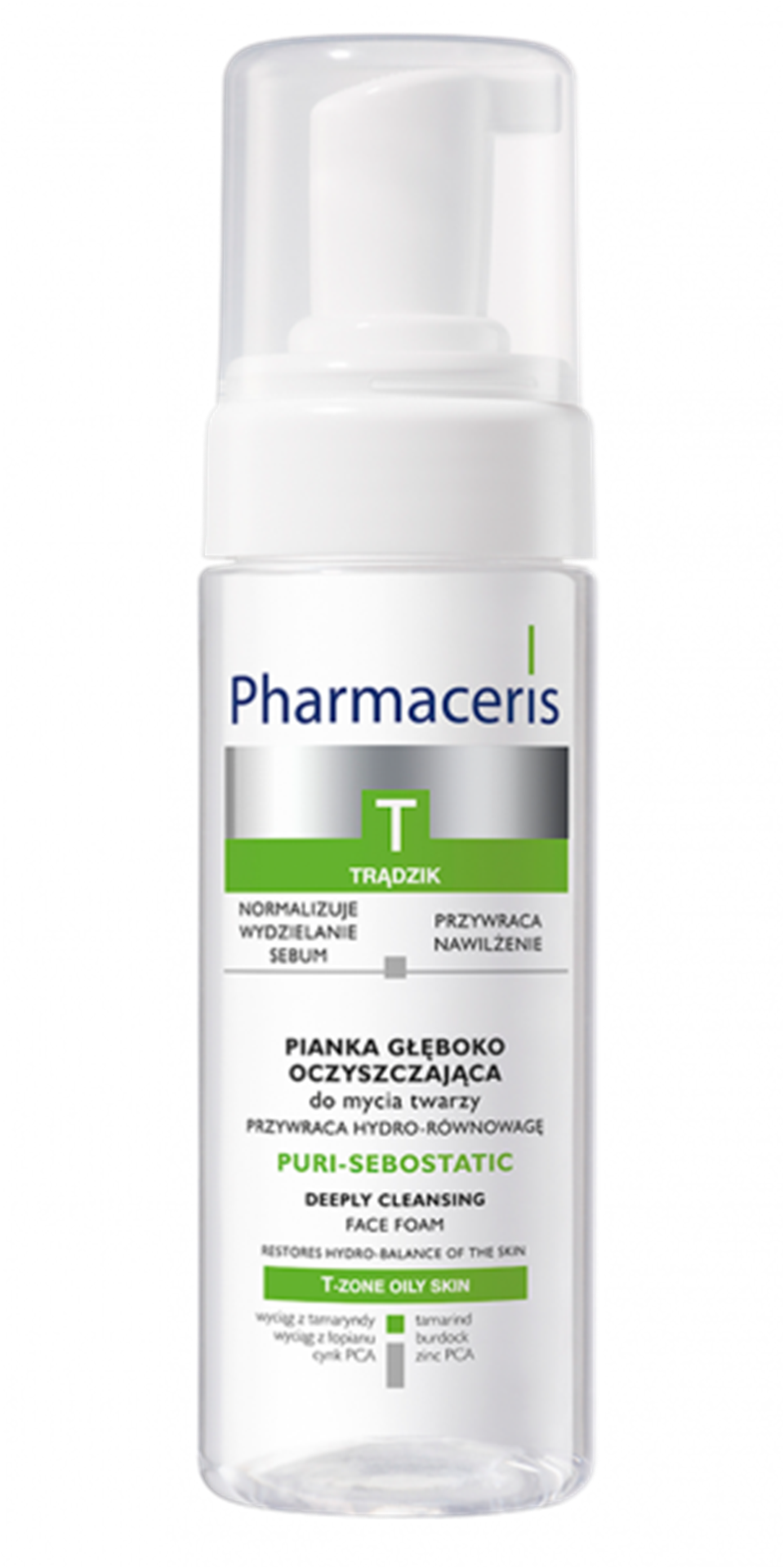 pianka do mycia twarzy pharmaceris t puri sebostatic