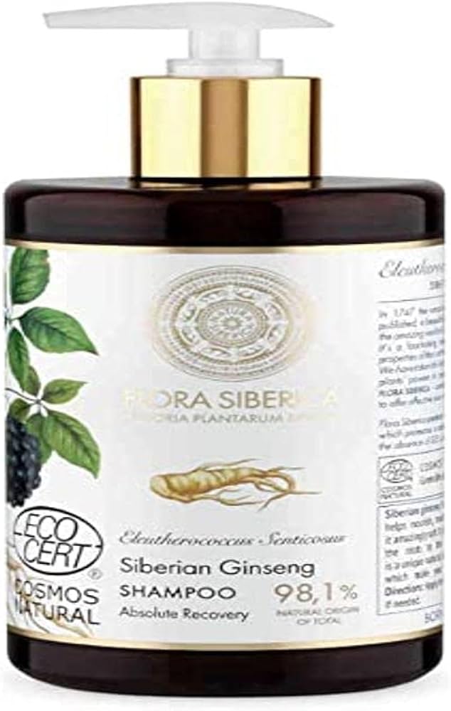 flora siberica naturalny szampon odbudowujący włosy siberian ginseng recenzja