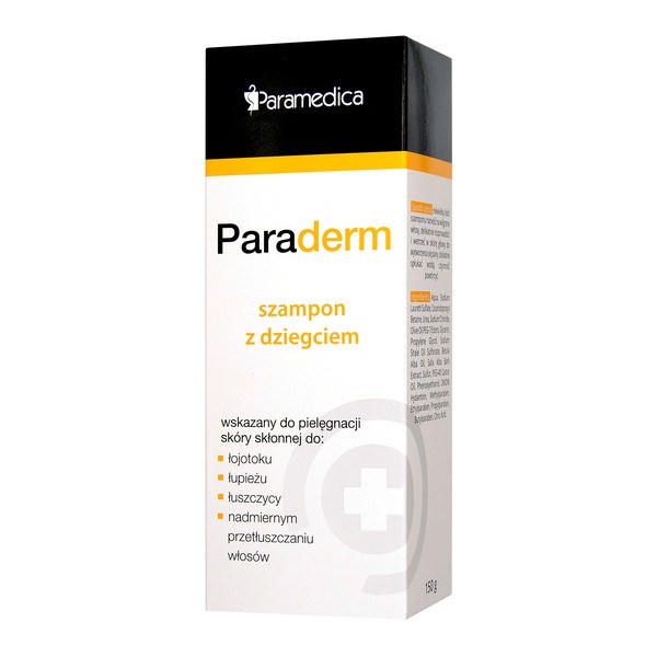 paraderm szampon z dziegciem plus